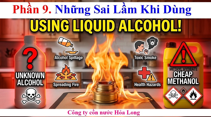 Cồn Nước Dùng Cho Bếp Cồn Loại Nào Tốt? Cách Chọn An Toàn, Tiết Kiệm Và Hiệu Quả